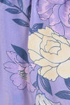 Zivame Paradise Garden Woven Knee Length Nightdress - Twilight Purple — thumbnail 6